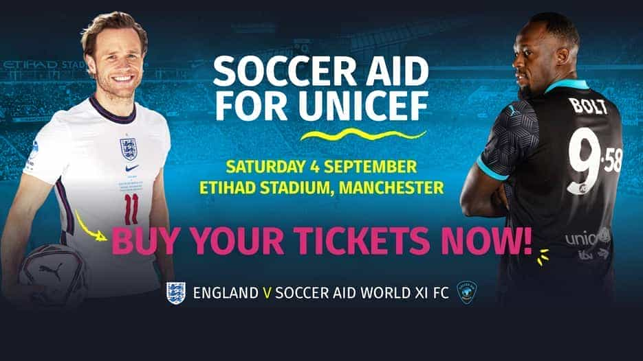 Soccer Aid For UNICEF 2021