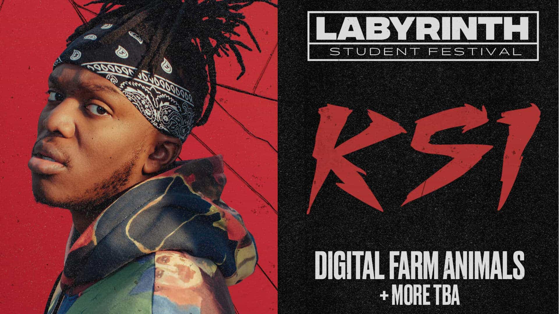 Labyrinth Festival - KSI + Digital Farm Animals