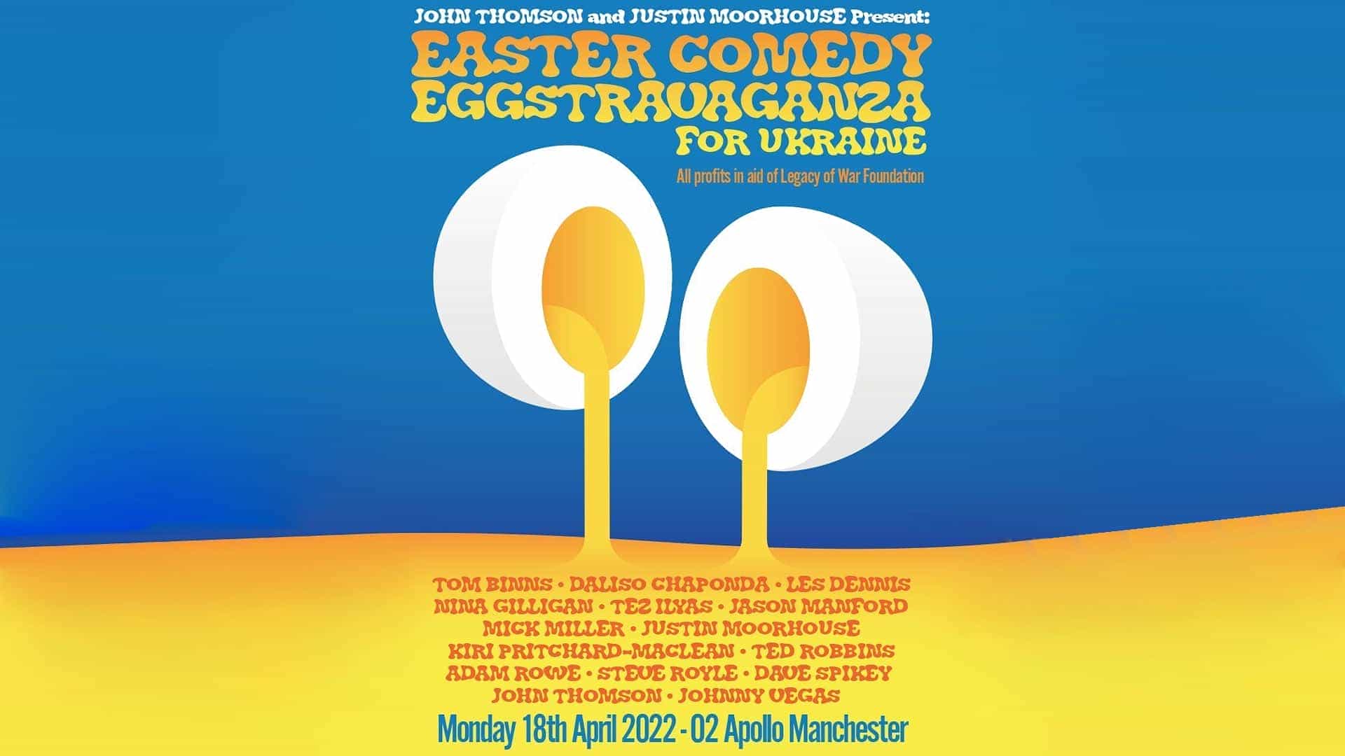 Easter Comedy Eggstravaganaza for Ukraine