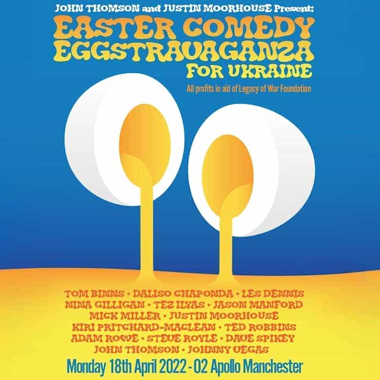 Easter Comedy Eggstravaganaza for Ukraine