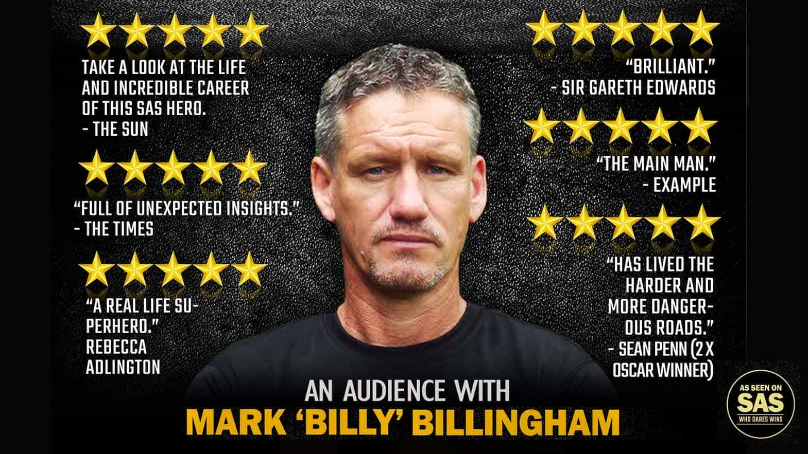 An Audience With Mark 'Billy' Billingham
