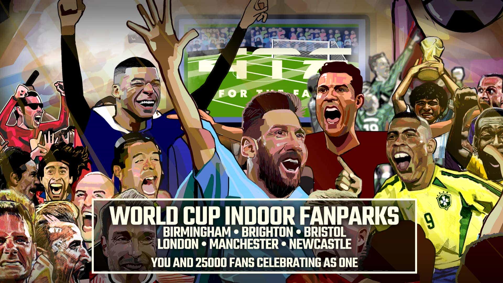 World Cup Indoor Fanpark with Wes Brown & Joleon Lescott