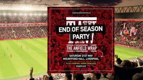 The Anfield Wrap End Of Season Party