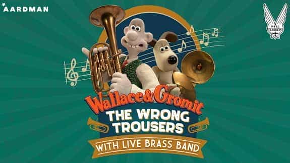 Wallace & Gromit with Live Brass Band