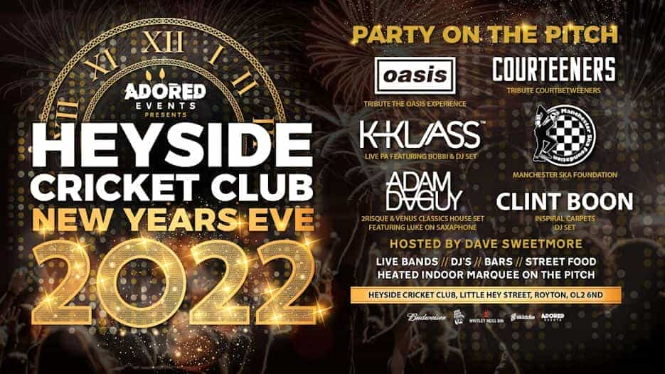 Heyside Cricket Club New Years Eve 2022