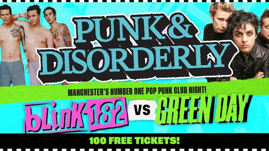 Punk & Disorderly - Blink 182 vs Green Day Pop Punk Club Night