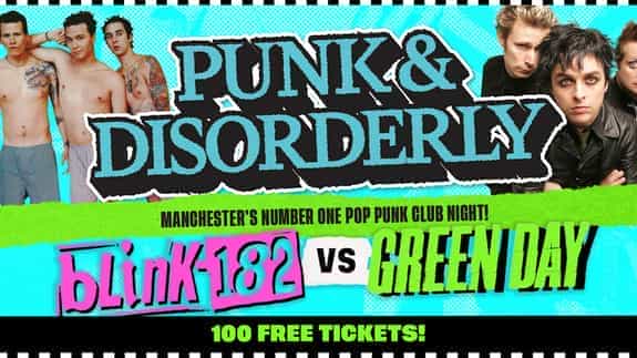 Punk & Disorderly - Blink 182 vs Green Day Pop Punk Club Night