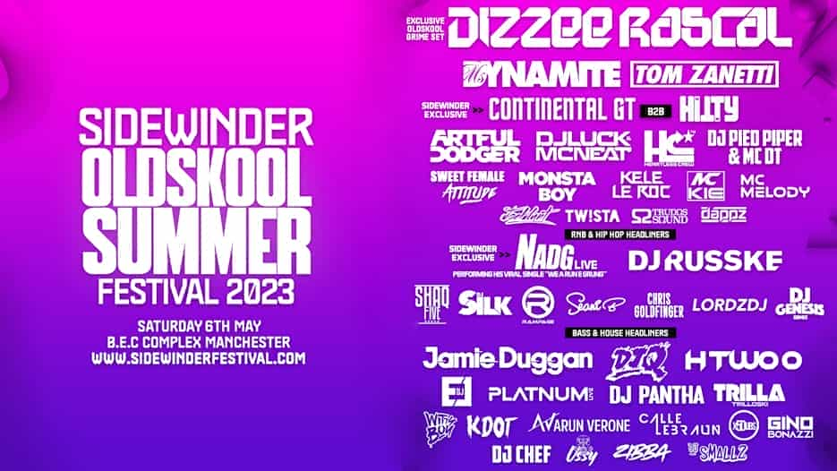 Sidewinder Oldskool Summer Festival - Dizzee Rascal