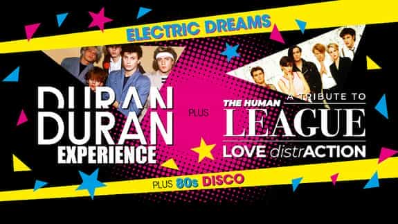 The Duran Duran Experience + Love DistrAction (Tributes to Duran Duran + Human League)