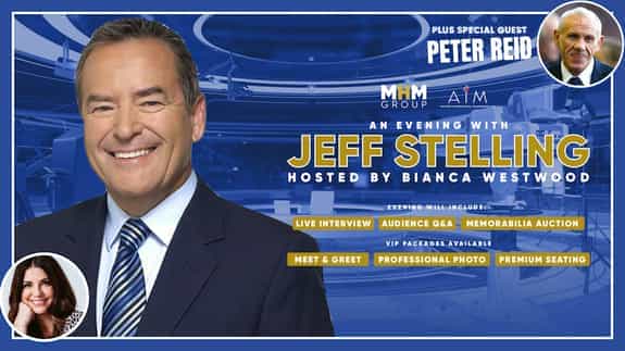 An Evening With Jeff Stelling + Special Guest Peter Reid