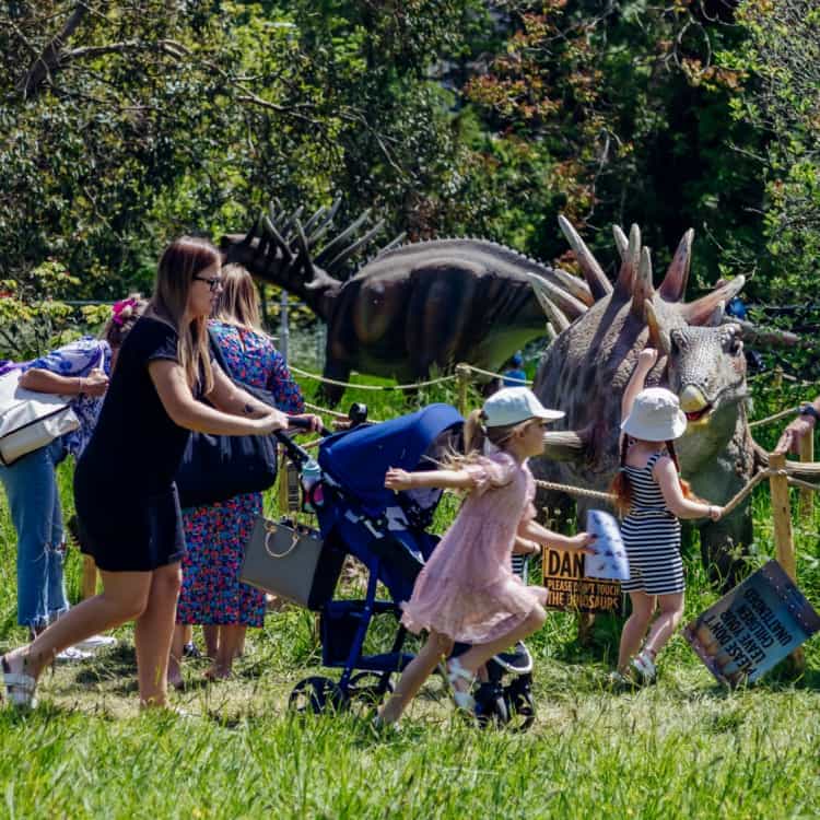 Dinosaurs in the Park