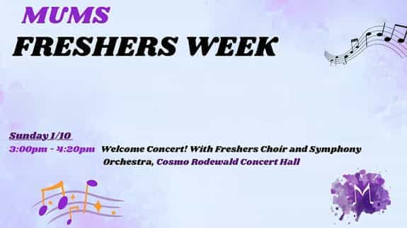 Manchester University Music Society - Welcome Concert