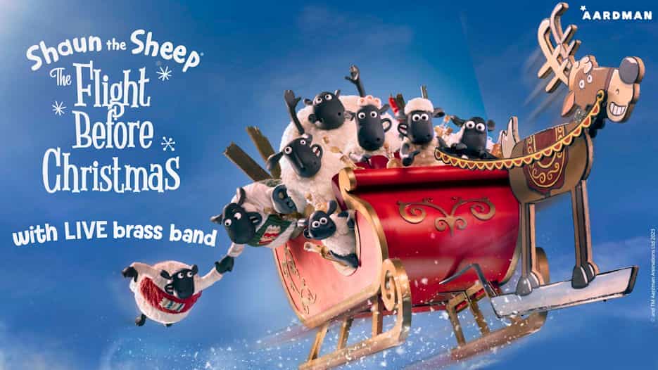 Shaun the Sheep: The Flight Before Christmas with Live Brass Band