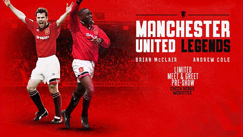 Manchester United Legends - Brian McClair & Andrew Cole