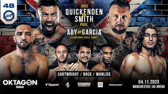 diversity tour 2024 manchester Oktagon MMA - Jake Quickenden v Paul Smith
