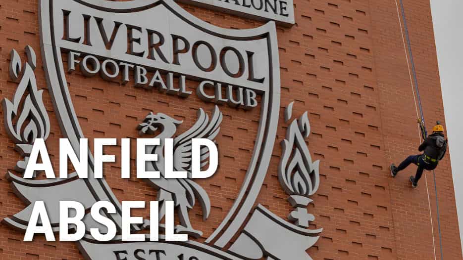 The Anfield Abseil + Free Entrance to Liverpool FC Museum