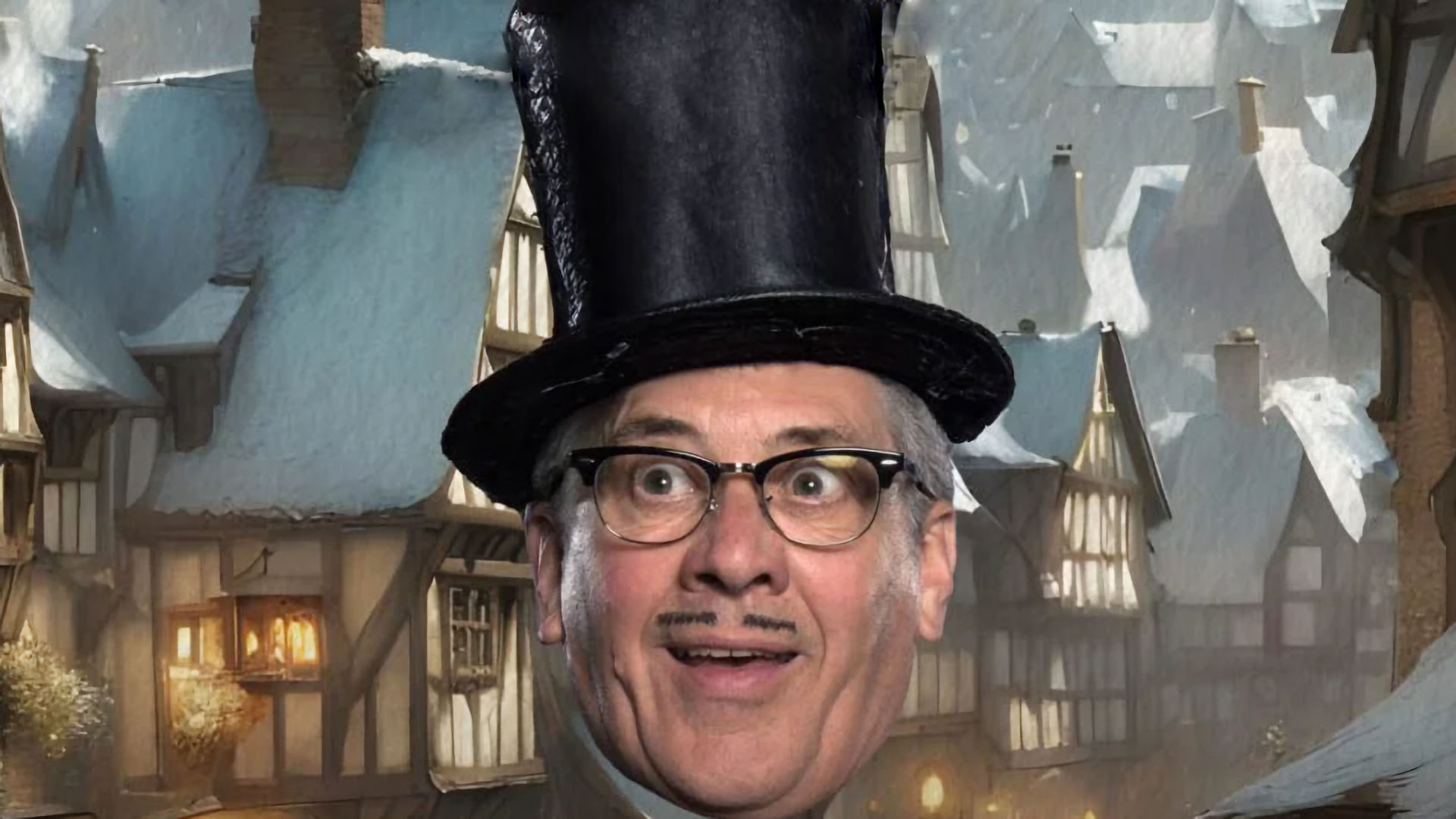 Count Arthur Strong is Charles Dickens in A Christmas Carol