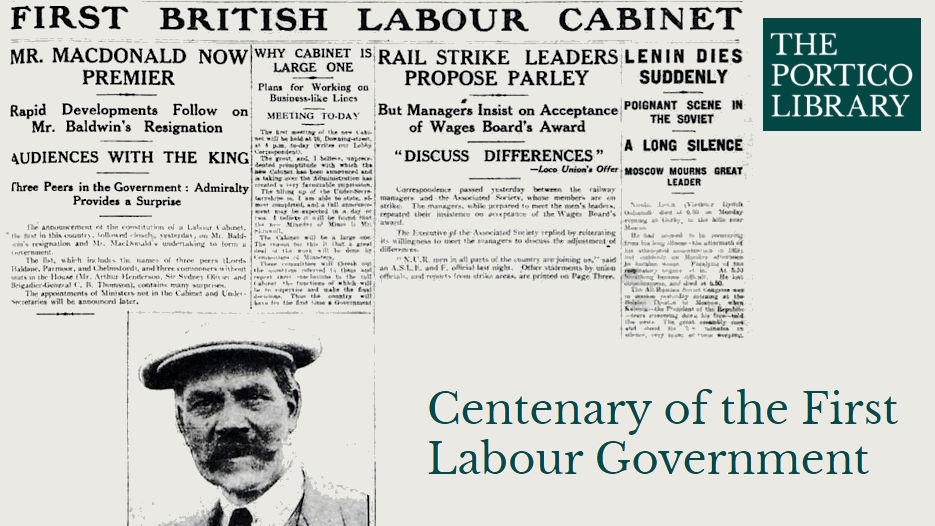 Ed Glinert - Centenary of the First Labour Government