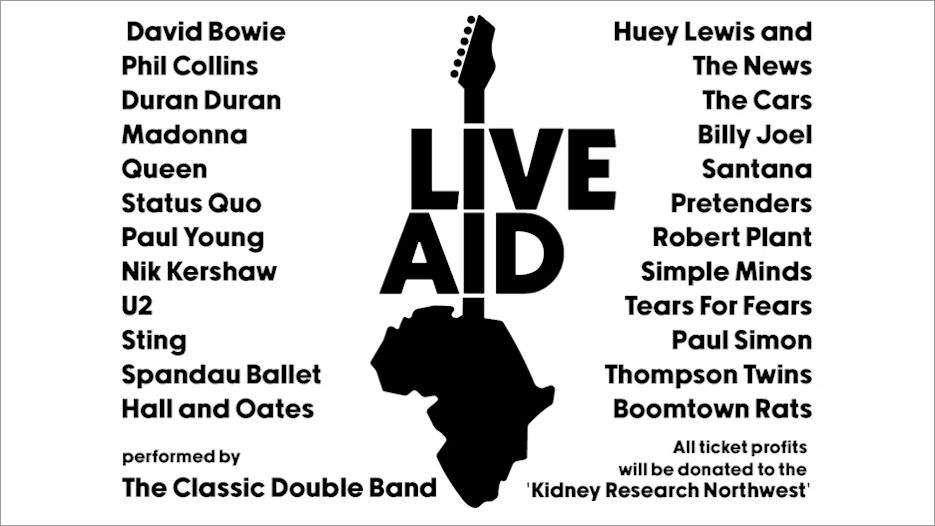 Live Aid Performed by The Classic Double Band