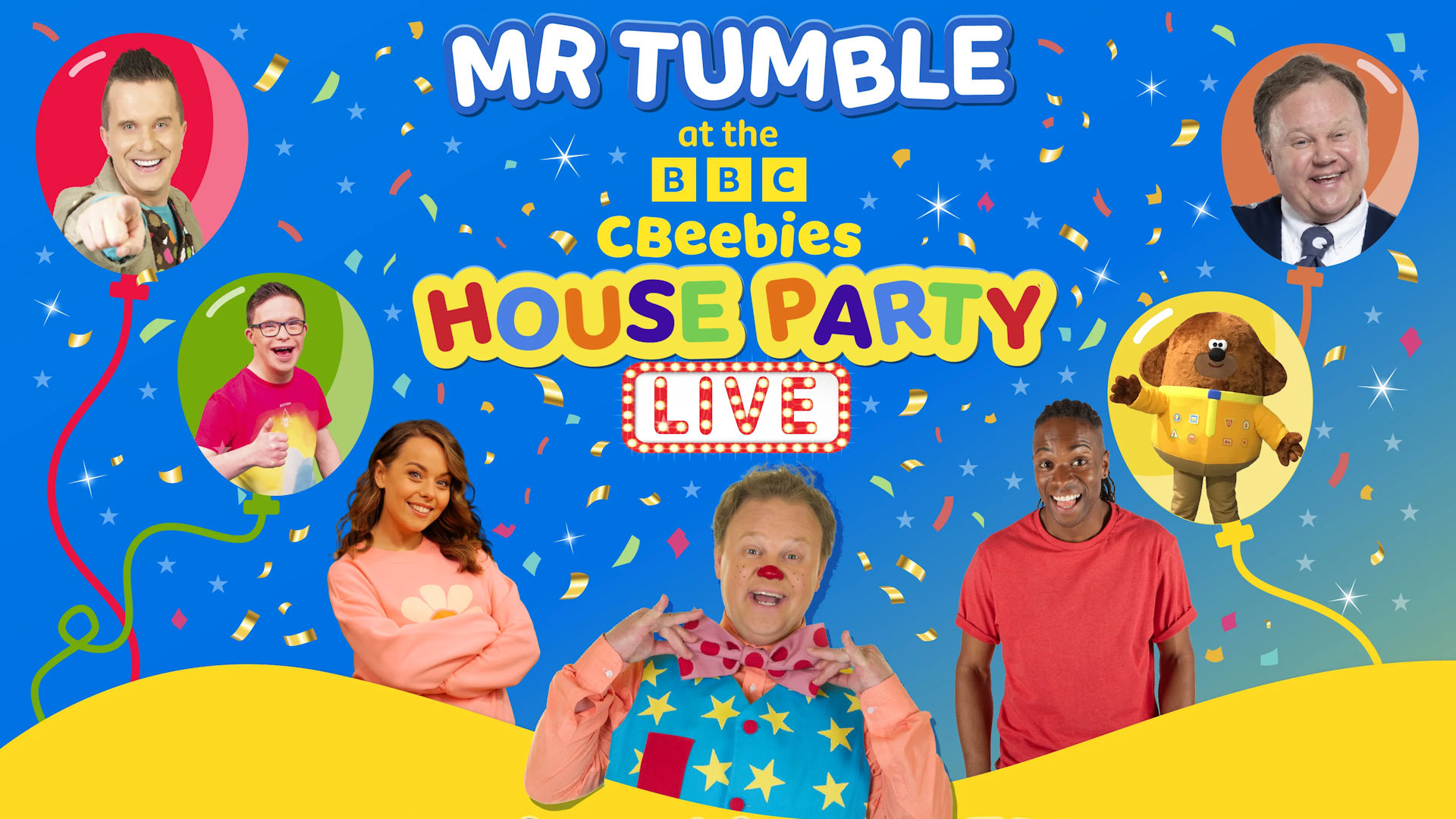 Mr Tumble at the CBeebies House Party Live