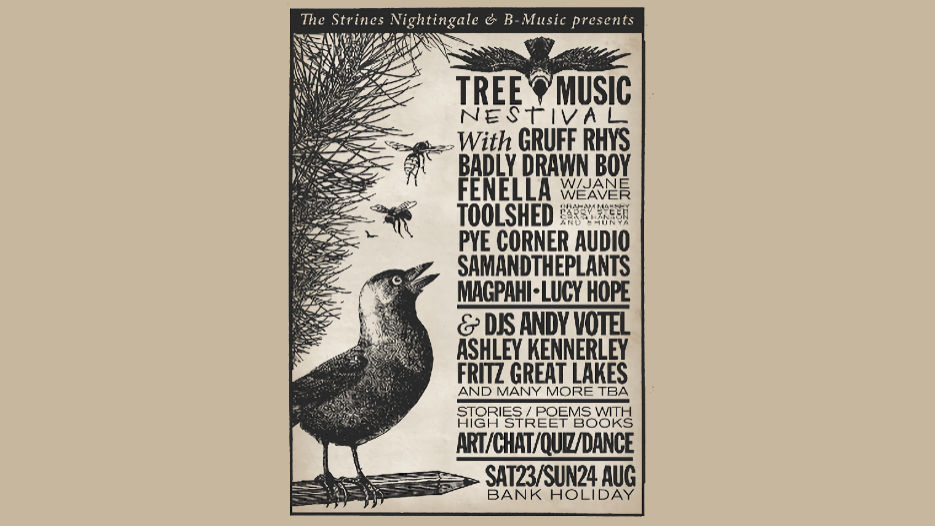 Tree Music Nestival - Gruff Rhys + Badly Drawn Boy + Fenella with Jane Weaver + more