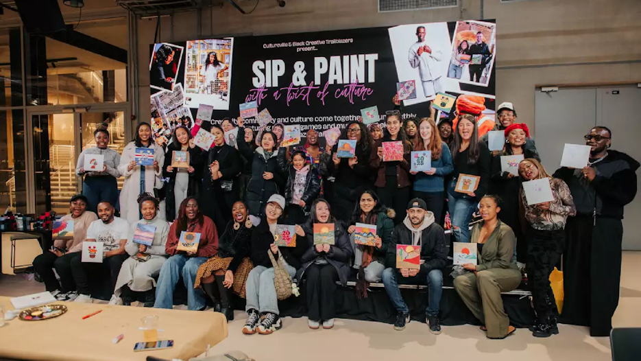 Sip and Paint: Movement and Expression