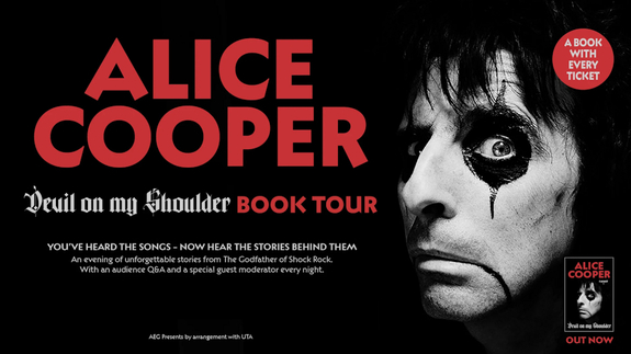 Alice Cooper 'Devil on my Shoulder' Book Tour