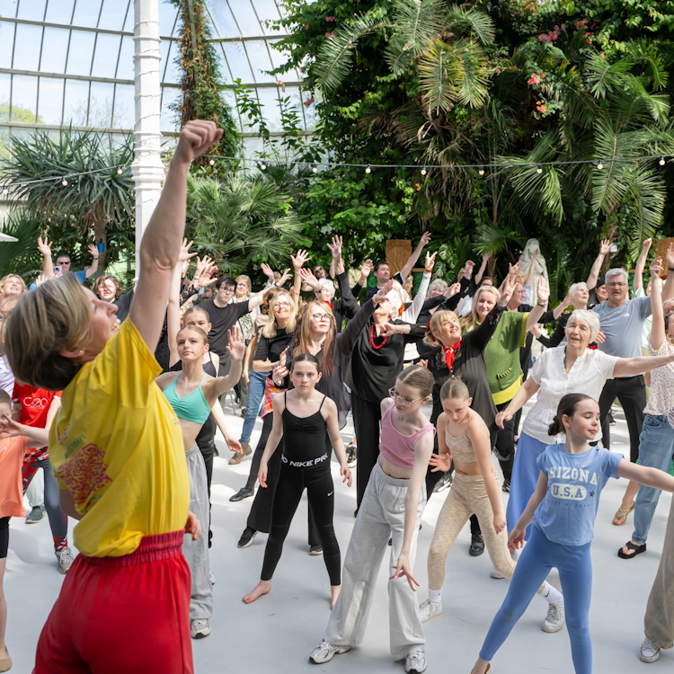 Dancing at the Palm House