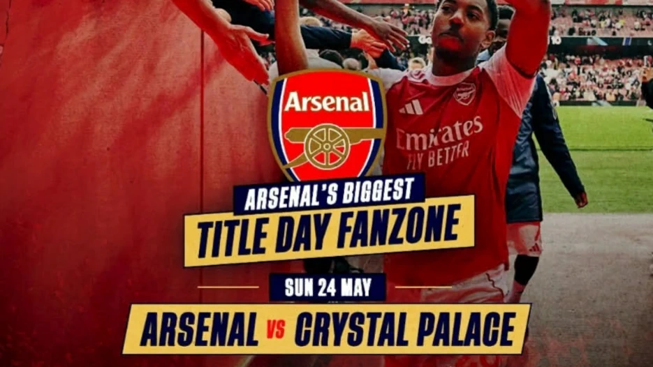 Arsenal - Champions 26 Final Day Fanzone
