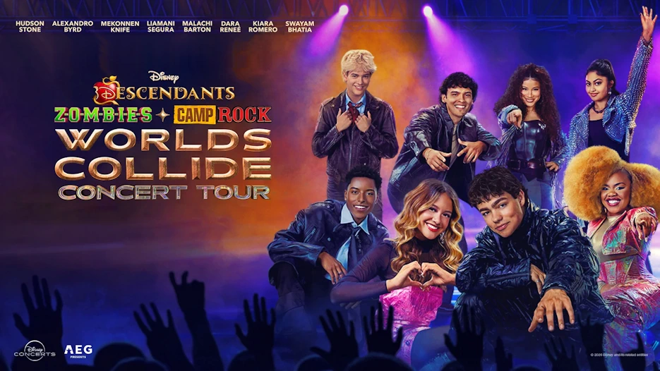 Disney Descendants, ZOMBIES & Camp Rock - Worlds Collide Concert