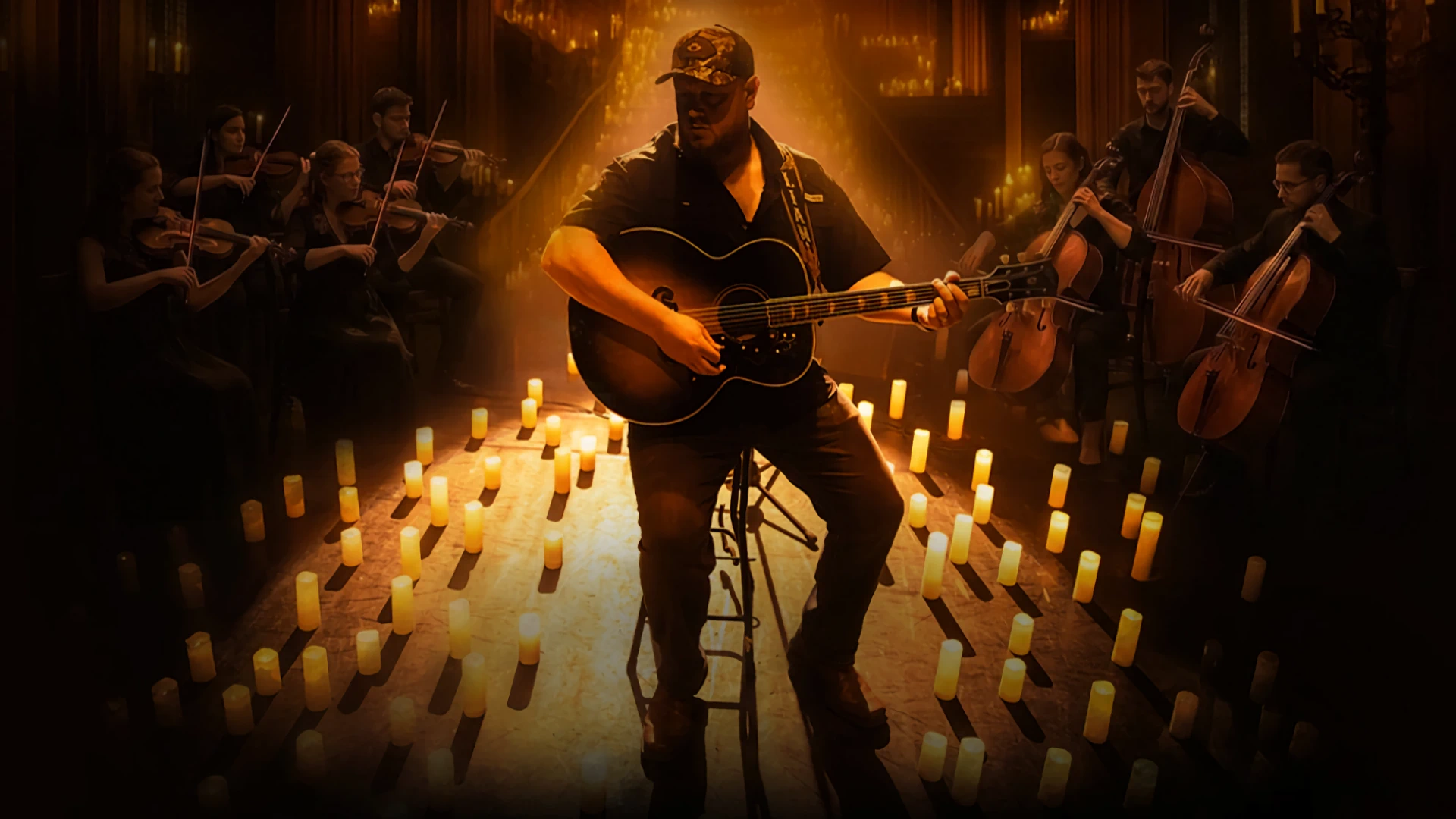 Luke Combs UK by Candlelight with Orchestra