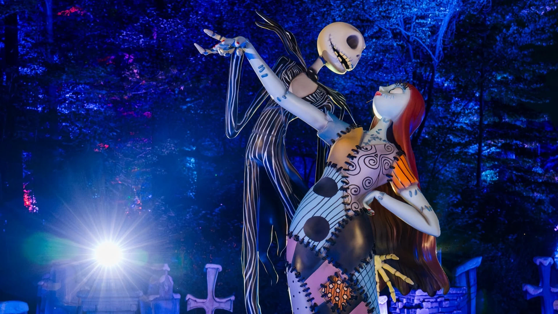 The Nightmare Before Christmas Light Trail