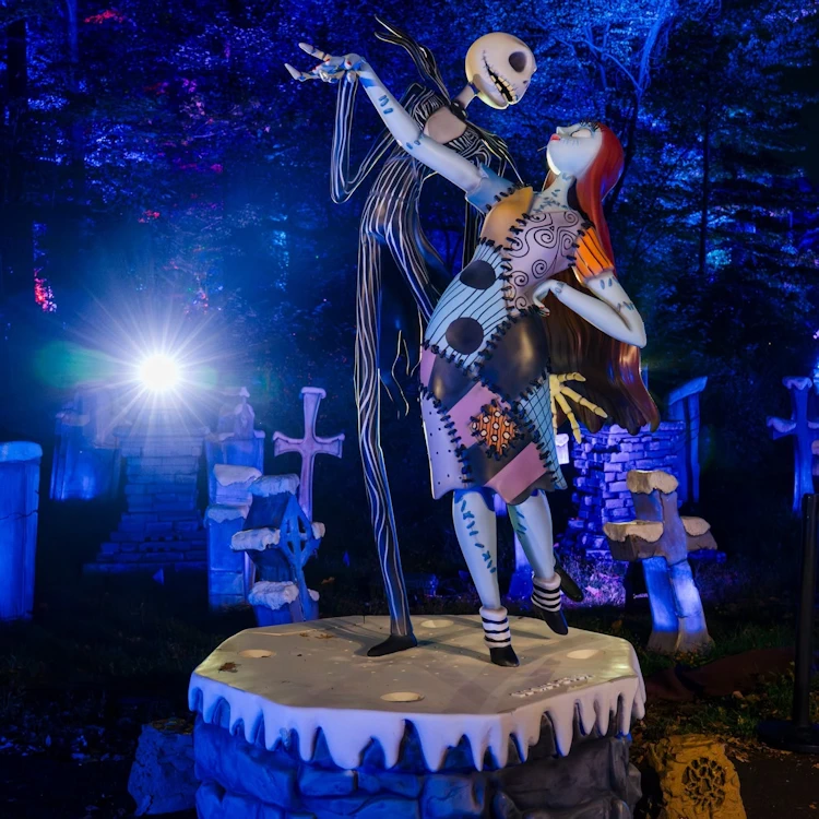 The Nightmare Before Christmas Light Trail